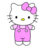 hello kitty简笔画的画法