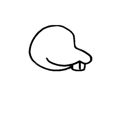卡通老鼠简笔画