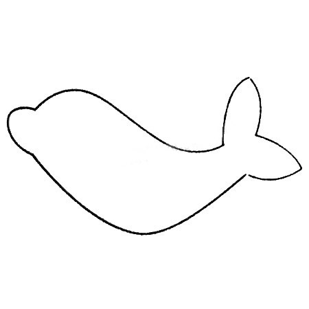 海豚简笔画图片大全