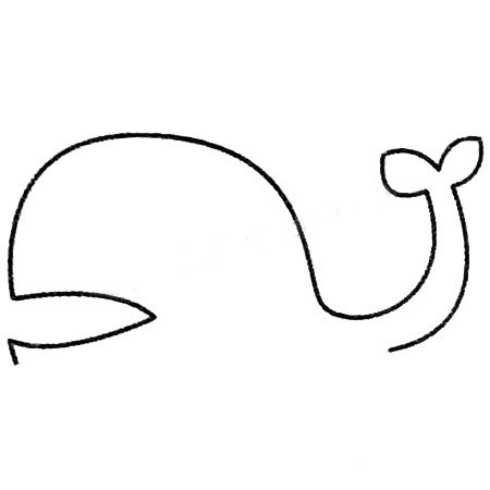 鲸鱼简笔画图片大全