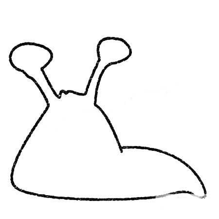 鼻涕虫简笔画图片大全