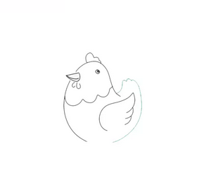 母鸡简笔画