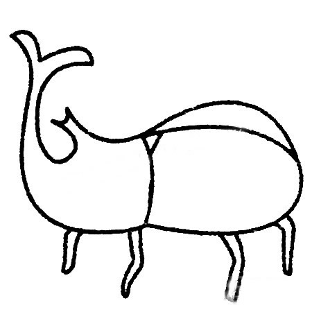 甲虫简笔画图片大全