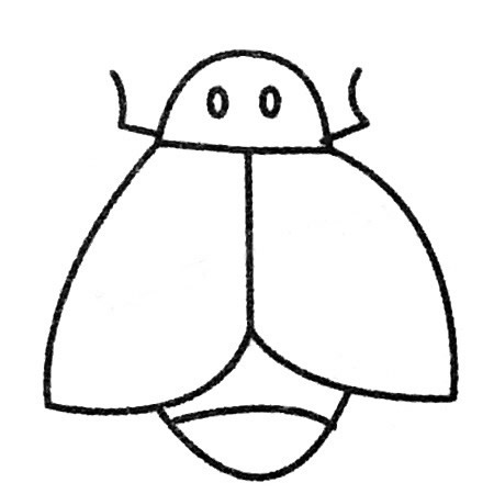 知了的简笔画图片大全