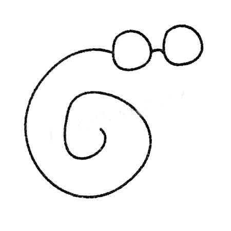 蜗牛简笔画图片大全及画法步骤