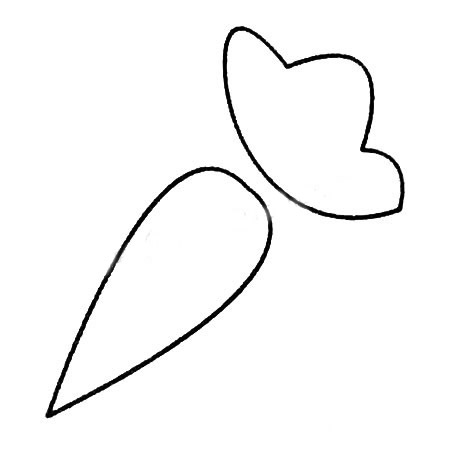 胡萝卜简笔画