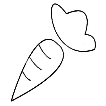 胡萝卜简笔画