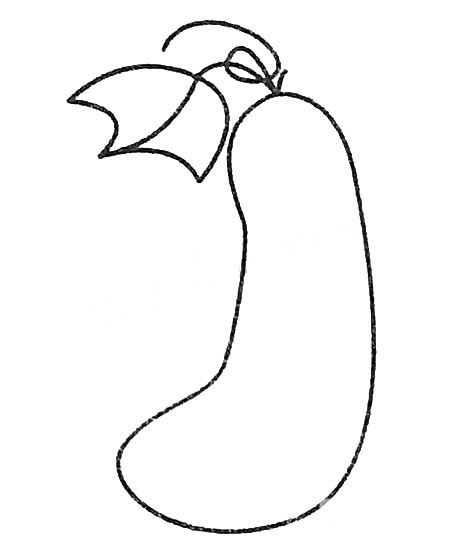 黄瓜简笔画图片