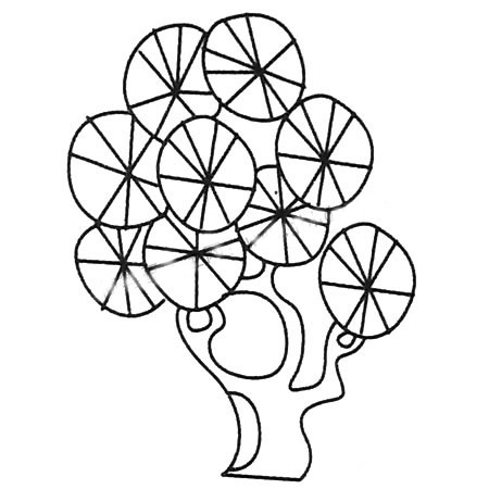 松树简笔画图片