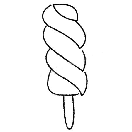 冰棒简笔画