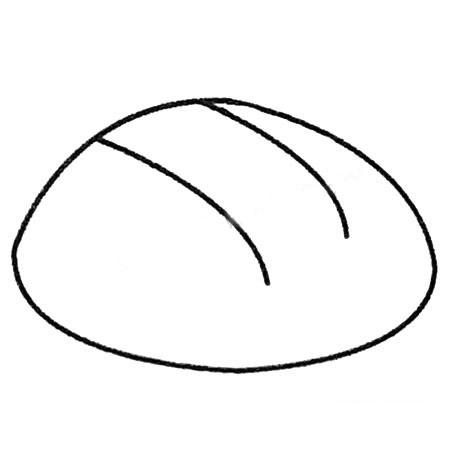 面包简笔画图片