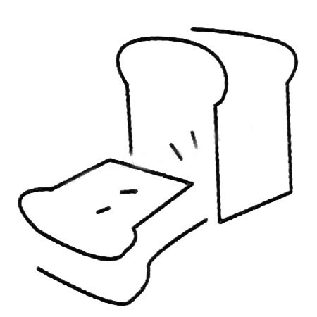 面包简笔画图片
