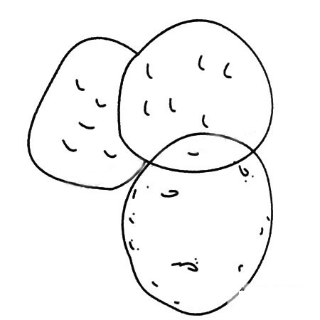 土豆简笔画大全及画法步骤