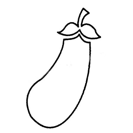茄子简笔画大全及画法步骤