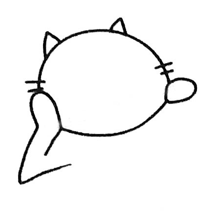 加菲猫简笔画