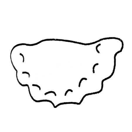 饺子简笔画大全及画法步骤