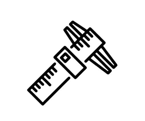 游标卡尺简笔画图片