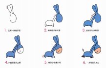 小毛驴的画法简笔画步骤图