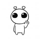 萌萌的外星人简笔画的画法