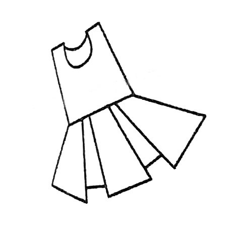 Lӡ⡣服简笔画图片大全