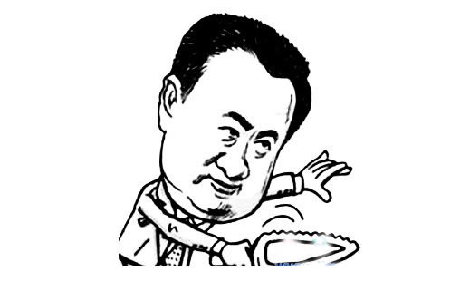 王健林头像漫画简笔画