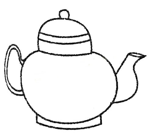 水壶简笔画大全及画法步骤