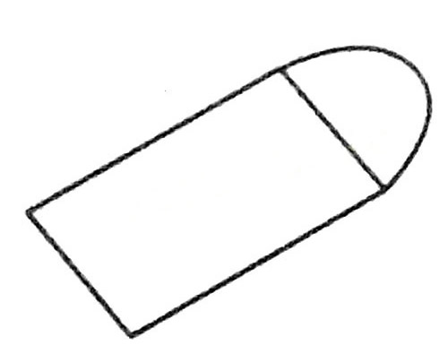 四步画出橡皮简笔画步骤图