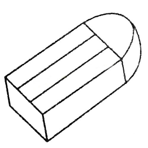 四步画出橡皮简笔画步骤图