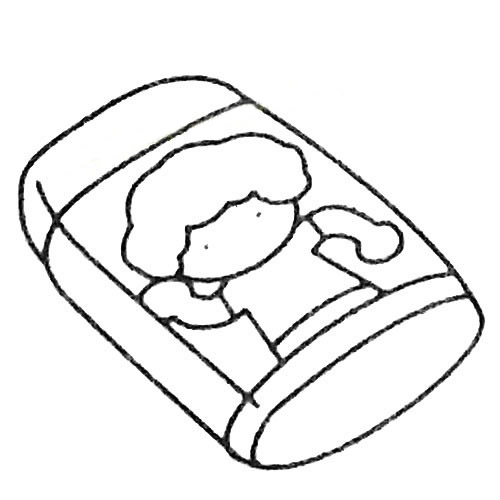 橡皮简笔画图片