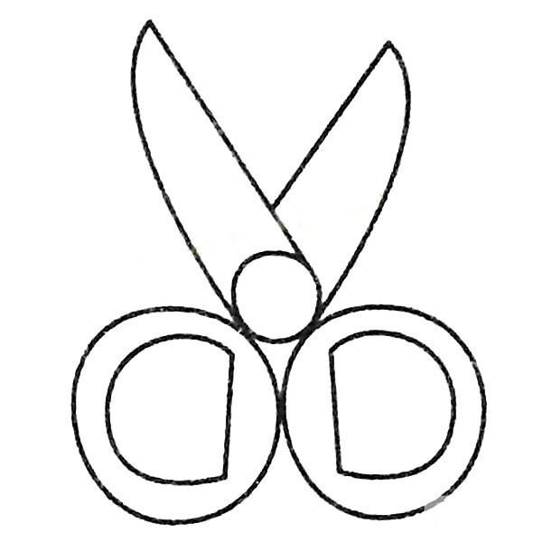 剪刀简笔画大全及画法步骤