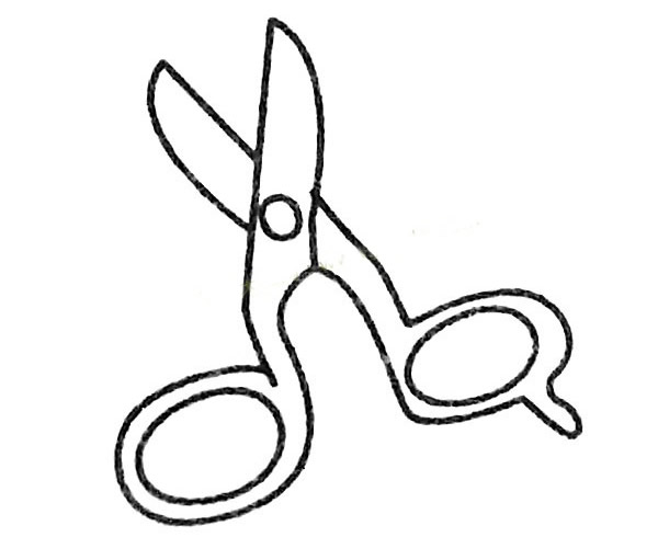 剪刀简笔画大全及画法步骤
