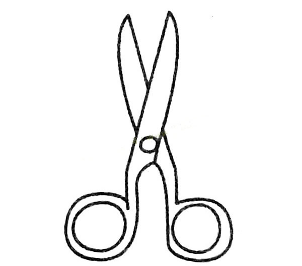 剪刀简笔画大全及画法步骤