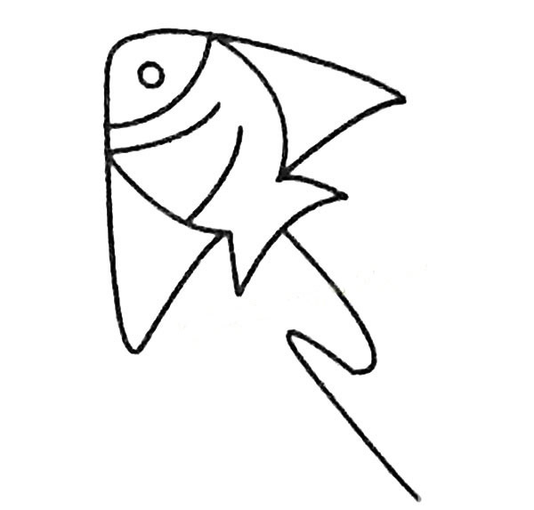 风筝简笔画大全及画法步骤