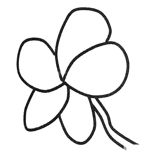 儿童简笔画大全 茶花简笔画图片大全