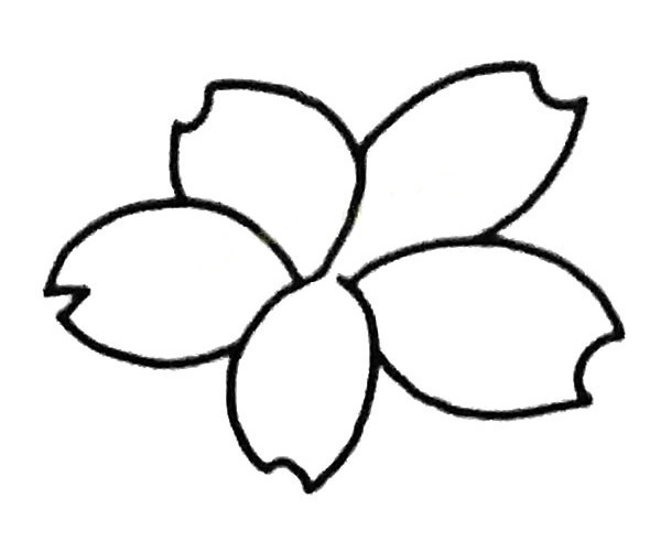 樱花简笔画