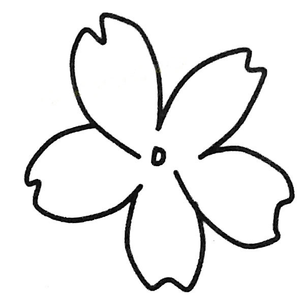 樱花简笔画图片