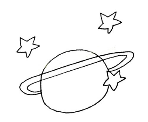 太空简笔画