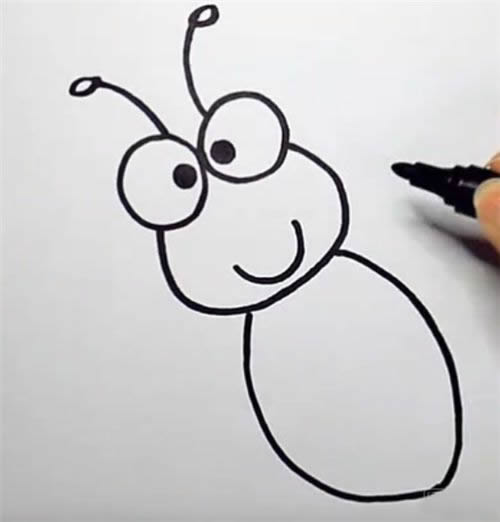 蜜蜂简笔画
