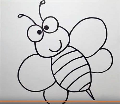 蜜蜂简笔画