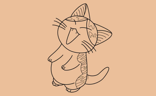 小猫简笔画