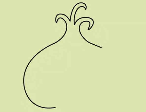 大蒜简笔画图片 卡通大蒜简笔画怎么画