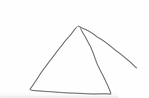 埃及金字塔的简笔画怎么画