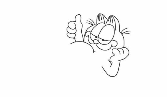 加菲猫简笔画教程 加菲猫怎么画