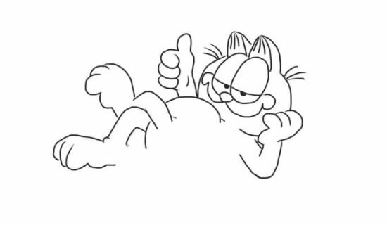 加菲猫简笔画教程 加菲猫怎么画