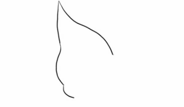 燕子风筝简笔画的画法步骤图片