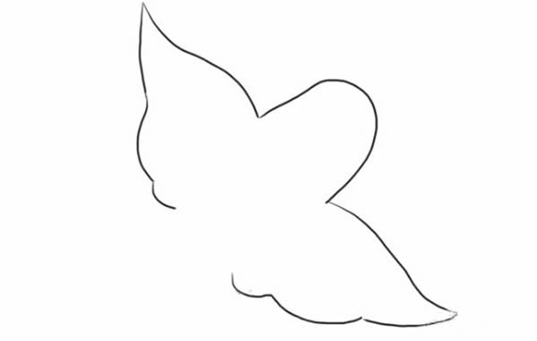 燕子风筝简笔画的画法步骤图片