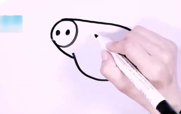 小猪佩吉简笔画