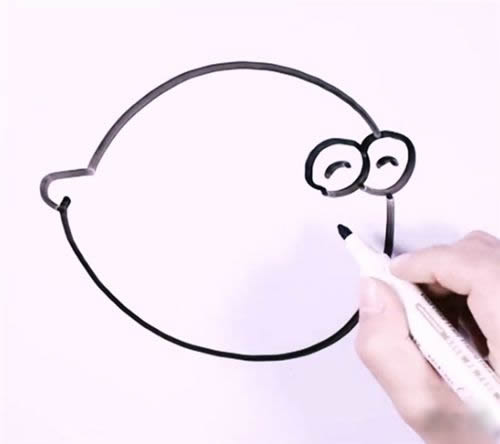 河豚鱼简笔画