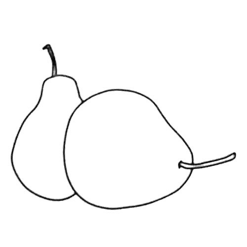 梨画法简笔画图片大全
