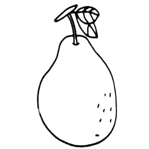 梨画法简笔画图片大全